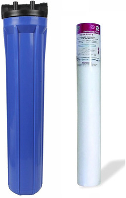 Hi-Tech Filter Housing and Sediment filter 20'' and 2.5'' Dia For RO Plant Solid Filter Cartridge(5, Pack of 2)
Hi-Tech Filter Housing and Sediment filter 20'' and 2.5'' Dia For RO Plant Solid Filter Cartridge(5, Pack of 2)