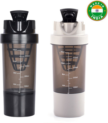 HAANS Cyclone Shakers Combo(set of 2) 1000 ml Shaker(Pack of 2, Black, Grey)
HAANS Cyclone Shakers Combo(set of 2) 1000 ml Shaker(Pack of 2, Black, Grey)