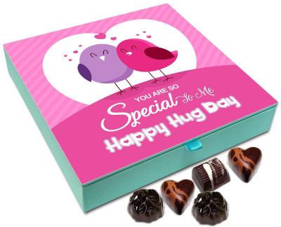 Chocholik Hug Day Gift Box - Happy Hug Day You Are So Special To Me Chocolate Box - 9pc Truffles(108 g)
Chocholik Hug Day Gift Box - Happy Hug Day You Are So Special To Me Chocolate Box - 9pc Truffles(108 g)