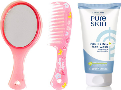Oriflame Sweden Pure Skin Purifying Face Wash 150ml (32646) With Mirror Comb Set(Set of 3)
Oriflame Sweden Pure Skin Purifying Face Wash 150ml (32646) With Mirror Comb Set(Set of 3)