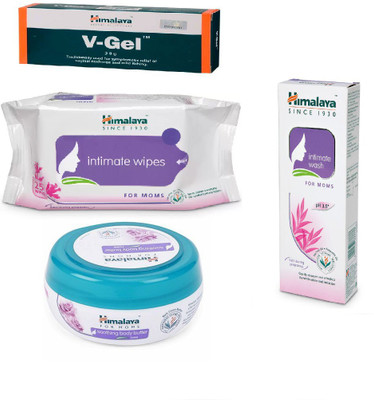Himalaya Intimate Wipes, V-Gel, Soothing Body Butter Rose, Intimate Wash(Set of 4)
Himalaya Intimate Wipes, V-Gel, Soothing Body Butter Rose, Intimate Wash(Set of 4)