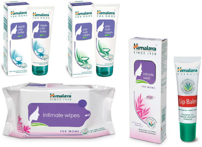 Himalaya Nipple Care Butter, Anti Rash Cream, Intimate Wipes, Intimate Wash, Lip Balm(Set of 5)
Himalaya Nipple Care Butter, Anti Rash Cream, Intimate Wipes, Intimate Wash, Lip Balm(Set of 5)