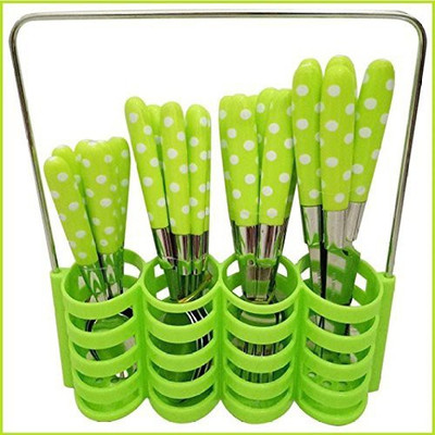 BLASTOISE Unique stylish Cutlery Set 1 (GREEN) Stainless Steel, Polypropylene Cutlery Set 
BLASTOISE Unique stylish Cutlery Set 1 (GREEN) Stainless Steel, Polypropylene Cutlery Set