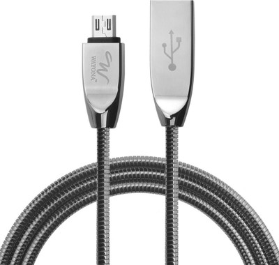 Wayona Metal Spring Micro USB Charging and Data Sync Cable Reversible Micro USB(Black)
Wayona Metal Spring Micro USB Charging and Data Sync Cable Reversible Micro USB(Black)