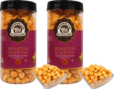 Wonderland Makhana Premium Chaat Masala Foxnuts (Pack of 2-100g Each) Assorted Nuts(200 g, Mason Jar)
Wonderland Makhana Premium Chaat Masala Foxnuts (Pack of 2-100g Each) Assorted Nuts(200 g, Mason Jar)