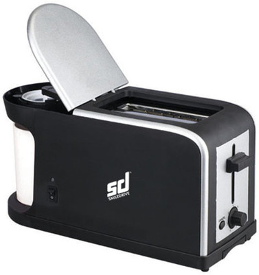 Smiledrive 2 Slice Toaster with Drip Coffee Machine-2 in 1 Breakfast Maker with Coffee maker 700 W Pop Up Toaster(Black)
Smiledrive 2 Slice Toaster with Drip Coffee Machine-2 in 1 Breakfast Maker with Coffee maker 700 W Pop Up Toaster(Black)