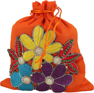 Be You Lovely Zari Embroidery & Stone Work Flower Design Potli Bag for Women Potli(Orange)
Be You Lovely Zari Embroidery & Stone Work Flower Design Potli Bag for Women Potli(Orange)