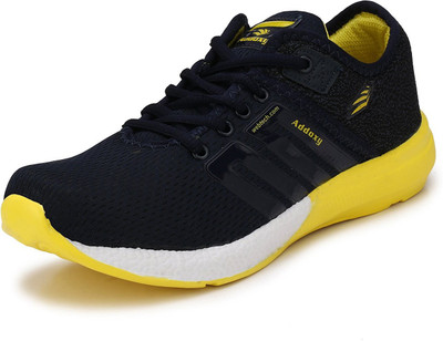 ADDOXY Men's Running Shoes Walking Shoes For Men(Black, Yellow, Bl-yl