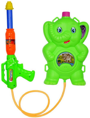 Majik Pichkari Gun With Tank / Water Gun For Boys And Girls(Green)
