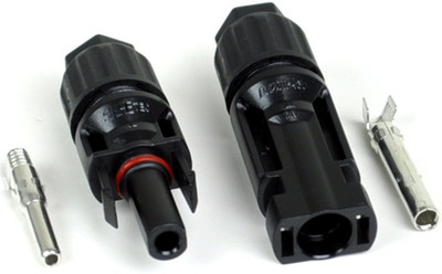 Zertirfkat solar mc4 solar mc4 Wire Connector(Black, Pack of 20)