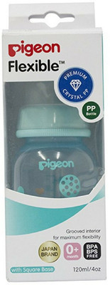 Pigeon Flexible Primium Feeding Bottle 120 ml - 120 ml(Green, White)