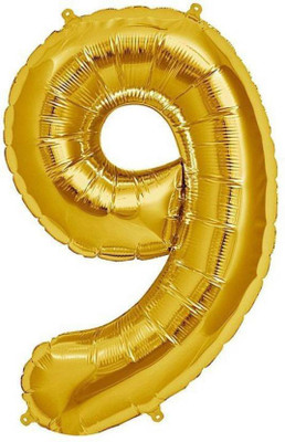 Theme My Party Solid Solid 14" Number "9" Gold Super Shape Foil Balloon Balloon (Gold, Pack of 1) Balloon(Gold, Pack of 1)
Theme My Party Solid Solid 14" Number "9" Gold Super Shape Foil Balloon Balloon (Gold, Pack of 1) Balloon(Gold, Pack of 1)