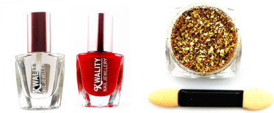 Iris 7 Get the Look, Golden Flakes with Red Nail Polish & Top Coat Nail Art Decoration Accessory(Set of 3)
Iris 7 Get the Look, Golden Flakes with Red Nail Polish & Top Coat Nail Art Decoration Accessory(Set of 3)