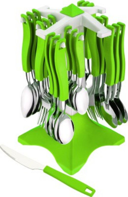 ShopyBucket Stainless Steel Cutlery Set Contain 6 PCs Each Foak, Tea Spoon, Butter Knife And Big with Holder 24 Pc Stainless Steel Cutlery Set(Pack of 24)
ShopyBucket Stainless Steel Cutlery Set Contain 6 PCs Each Foak, Tea Spoon, Butter Knife And Big with Holder 24 Pc Stainless Steel Cutlery Set(Pack of 24)