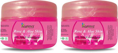 KAZIMA Rose & Aloe Skin GLOWUP GEL With Rose & Licorice Extract For Nourishment & Moisturizer ( 50 ML Pack of 2 )(50 ml)
KAZIMA Rose & Aloe Skin GLOWUP GEL With Rose & Licorice Extract For Nourishment & Moisturizer ( 50 ML Pack of 2 )(50 ml)