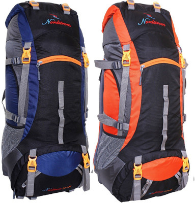 NORDSTROM 0109 ClimateProof Mountain/trekking/Campaign/Backpack 75 Ltrs Navy Blue & Orange with Padded Laptop Sleeve & Rain Cover set of 2 Rucksack - 75 L(Multicolor)
NORDSTROM 0109 ClimateProof Mountain/trekking/Campaign/Backpack 75 Ltrs Navy Blue & Orange with Padded Laptop Sleeve & Rain Cover set of 2 Rucksack - 75 L(Multicolor)