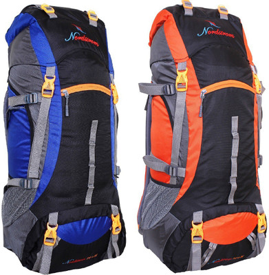 NORDSTROM 0109 ClimateProof Mountain/trekking/Campaign/Backpack 75 Ltrs RoyalBlue & Orange with Padded Laptop Sleeve & Rain Cover set of 2 Rucksack - 75 L(Multicolor)
NORDSTROM 0109 ClimateProof Mountain/trekking/Campaign/Backpack 75 Ltrs RoyalBlue & Orange with Padded Laptop Sleeve & Rain Cover set of 2 Rucksack - 75 L(Multicolor)