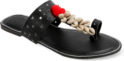 Myra Women Embellished Jodhpuri Black Flats