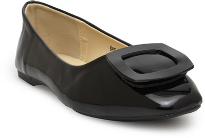 Flat n Heels Bellies For Women(Black