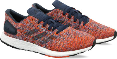 ADIDAS PUREBOOST DPR Running Shoes For Men(Blue, Orange, Conavy/orange/orange