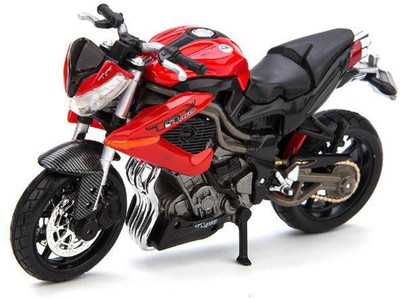 Bburago Benelli TNT R160 1/18 Die-Cast Metal BIke(Red, Black), Black;red