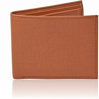 Toughstance Men Tan Artificial Leather Wallet(5 Card Slots)