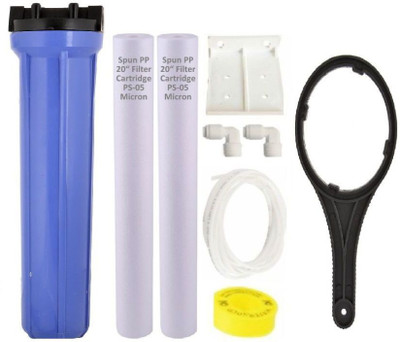 Toyam pure Prefilter Bowl Housing Set 20 inch Commercial Big Blue Sediment Filter with Spun PP Candle + Clamp + Elbow Connectors + Pipe Solid Filter Cartridge (5, Pack of 1) Solid Filter Cartridge(5, Pack of 1)
Toyam pure Prefilter Bowl Housing Set 20 inch Commercial Big Blue Sediment Filter with Spun PP Candle + Clamp + Elbow Connectors + Pipe Solid Filter Cartridge (5, Pack of 1) Solid Filter Cartridge(5, Pack of 1)