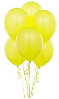 Theme My Party Solid Solid YELLOW Balloon (Yellow, Pack of 50) Balloon(Yellow, Pack of 50)