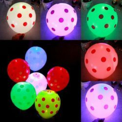 Smartcraft Printed Led Polka Dot Balloons - Pack of 25 , LED Party Supplies , Party Decorations,for Party Festival Diwali Christmas New Years Celebrations Gifts - Assorted Colours Balloon(Multicolor, Pack of 25)
Smartcraft Printed Led Polka Dot Balloons - Pack of 25 , LED Party Supplies , Party Decorations,for Party Festival Diwali Christmas New Years Celebrations Gifts - Assorted Colours Balloon(Multicolor, Pack of 25)