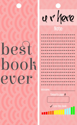 TheFlauntStore Best book ever. Bookmark2 Paperback Bookmark(Quotes, Multicolor)
TheFlauntStore Best book ever. Bookmark2 Paperback Bookmark(Quotes, Multicolor)