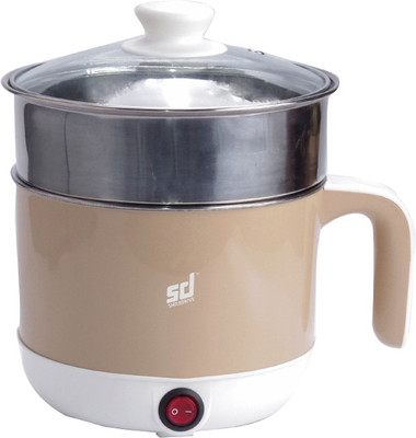 Smiledrive Multifunctional Electric Cooker & Steamer Stainless Steel Cooking Pot-Steam, Cook, Braise, Stew (1.3L, with Steam Rack) Food Steamer(Beige)
Smiledrive Multifunctional Electric Cooker & Steamer Stainless Steel Cooking Pot-Steam, Cook, Braise, Stew (1.3L, with Steam Rack) Food Steamer(Beige)