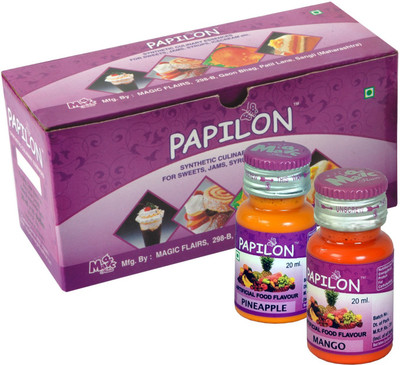 Papilon Set of 10 Flavouring Emulsions 20ml x 10 bottles Mixed Fruit Liquid Food Essence(20 ml)
Papilon Set of 10 Flavouring Emulsions 20ml x 10 bottles Mixed Fruit Liquid Food Essence(20 ml)