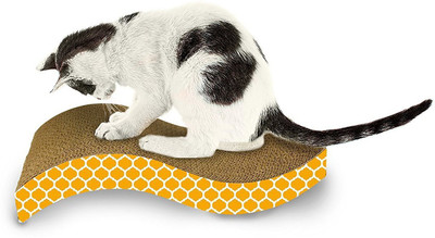 Pets Empire Scratcher Toy for Cats by Pets Empire Scratch Board with a Curved Wave Design - Satisfy your kitty's Natural Scratching Instinct - Save your Furniture - Made of Environmental Friendly Material- 1 Piece Print Design May Vary Paper Training Aid
Pets Empire Scratcher Toy for Cats by Pets Empire Scratch Board with a Curved Wave Design - Satisfy your kitty's Natural Scratching Instinct - Save your Furniture - Made of Environmental Friendly Material- 1 Piece Print Design May Vary Paper Training Aid
