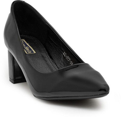 Flat n Heels Women Black Heels