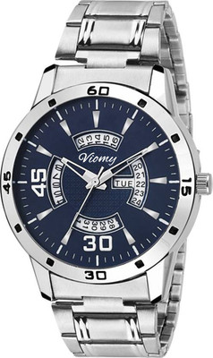 VIOMY BLUE COLOR DIAL DAY & DATE WATCH WITH STAINLESS STEEL CASE AND CHAIN- DD9002 DAY & DATE Watch - For Men
VIOMY BLUE COLOR DIAL DAY & DATE WATCH WITH STAINLESS STEEL CASE AND CHAIN- DD9002 DAY & DATE Watch - For Men