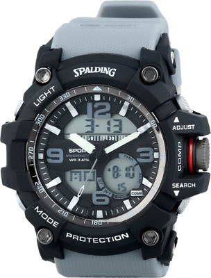 SPALDING SP122B Grey Sports Water and Scratch Resistant, Stop Watch with timer, Alarm Snoozer Watch - For Men
SPALDING SP122B Grey Sports Water and Scratch Resistant, Stop Watch with timer, Alarm Snoozer Watch - For Men