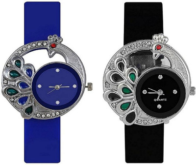 Swadesi Stuff Peacock Diamond Premium Quality combo of 2 watch Peacock Watch - For Women
Swadesi Stuff Peacock Diamond Premium Quality combo of 2 watch Peacock Watch - For Women
