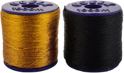 GOELX Zari Threads Golden and Black,for beading-jewellery making/ decorations/crafts, Pack of 2
GOELX Zari Threads Golden and Black,for beading-jewellery making/ decorations/crafts, Pack of 2