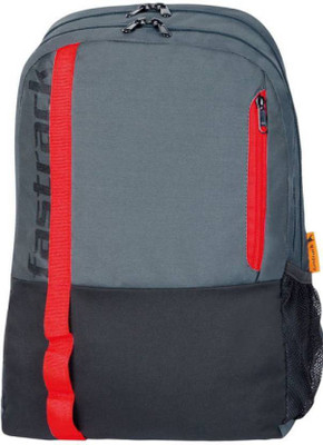Fastrack Backpack, Grey.black