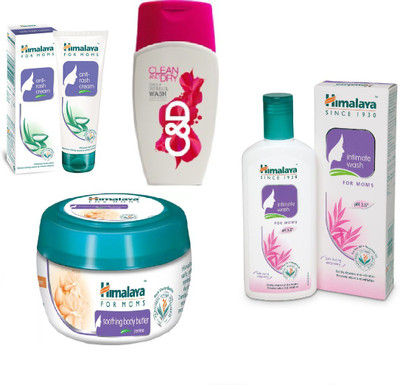 Himalaya Anti Rash Cream, Clean And Dry, Soothing Body Butter, Intimate Wash(Set of 4)
Himalaya Anti Rash Cream, Clean And Dry, Soothing Body Butter, Intimate Wash(Set of 4)