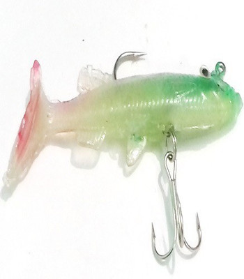 JUST ONE CLICK FISHING SOFT BAIT Soft Bait Fishing Lure(Pack of 1 Size 5)