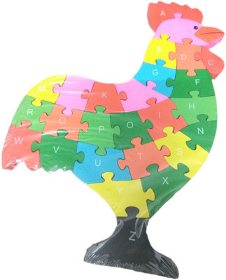 Funwood Games Exclusive 26 Pieces Wooden Colorful Rooster Puzzle Toy With A-Z English Alphabet and Numbers Puzzle for Kids(1 Pieces)
Funwood Games Exclusive 26 Pieces Wooden Colorful Rooster Puzzle Toy With A-Z English Alphabet and Numbers Puzzle for Kids(1 Pieces)