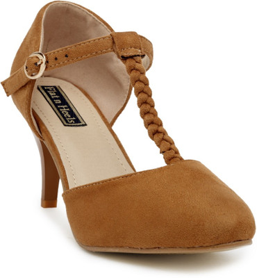 Flat n Heels Women Tan Heels