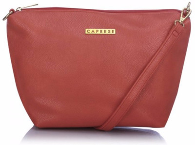 Caprese Women Casual Pink PU Sling Bag