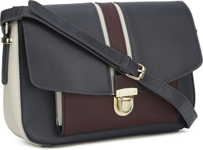Accessorize Women Casual Blue PU Sling Bag