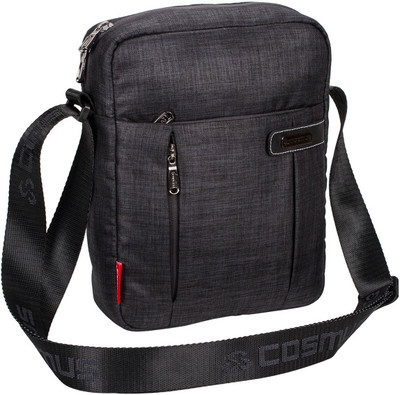 Cosmus Men & Women Casual Grey Polyester Sling Bag