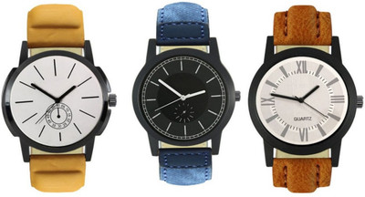DelMen DMS19 Multicolour Analog Round Dial Stylish Men's Combo Watches Watch - For Men
DelMen DMS19 Multicolour Analog Round Dial Stylish Men's Combo Watches Watch - For Men