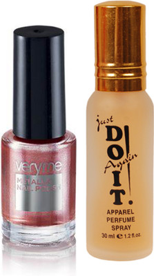Oriflame Sweden Very Me Metallic Polish Sweet Candy 6ml (30919) With Just Do It Perfume 30ml(Set of 2)
Oriflame Sweden Very Me Metallic Polish Sweet Candy 6ml (30919) With Just Do It Perfume 30ml(Set of 2)