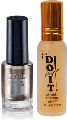 Oriflame Sweden Very Me Metallic Polish Twilight Dust 6ml (30830) With Just Do It Perfume 30ml(Set of 2)
Oriflame Sweden Very Me Metallic Polish Twilight Dust 6ml (30830) With Just Do It Perfume 30ml(Set of 2)