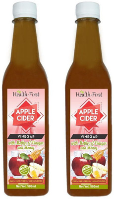 Health first With Mother of Vinegar & honey Apple Cider Vinegar(2x500 ml, apple with honey Flavored)
Health first With Mother of Vinegar & honey Apple Cider Vinegar(2x500 ml, apple with honey Flavored)